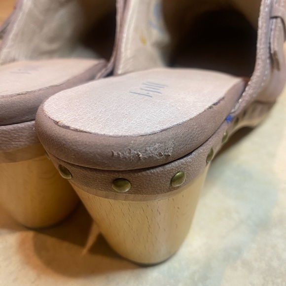 J. Jill studded suede clog mules size 9.5 - Picture 4 of 9